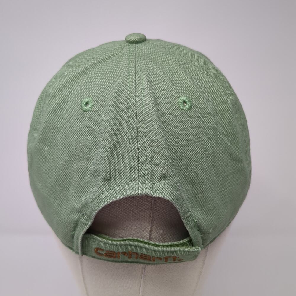 Carhartt Patch Strapback Hat Solid Green One Size… - image 6